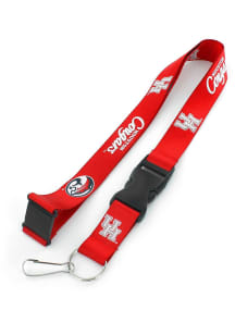 Houston Cougars Team Color Lanyard - Red