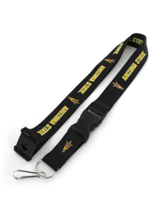 Arizona State Sun Devils black Lanyard - Maroon