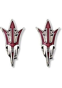 Arizona State Sun Devils Logo Post Womens Earrings