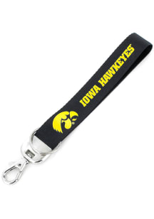 Iowa Hawkeyes Deluxe Wristlet Keychain - Yellow
