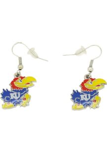 Kansas Jayhawks Logo Dangle Womens Earrings