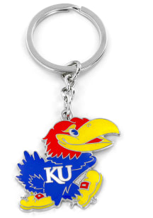 Kansas Jayhawks Logo Keychain - Blue