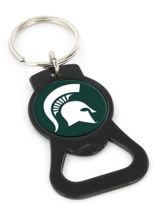 Michigan State Spartans Bottle Opener Keychain - Green