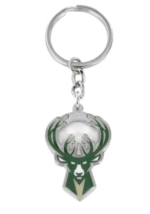 Milwaukee Bucks Logo Keychain - Green