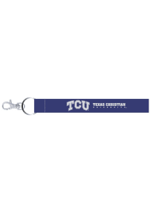 TCU Horned Frogs Wristlet Keychain - Purple
