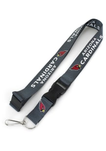 Arizona Cardinals Charcoal Lanyard - Red