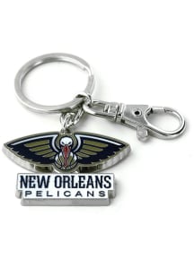 New Orleans Pelicans Heavyweight Design Keychain - Navy Blue