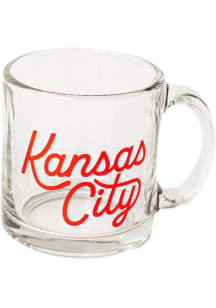 Kansas City Script 15 oz Ceramic Mug - Red