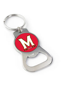 Maryland Terrapins Bottle Opener Keychain - Red
