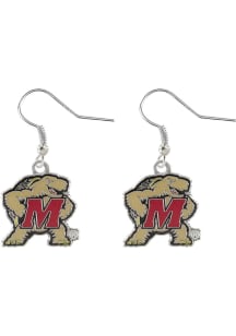 Maryland Terrapins Dangler Womens Earrings