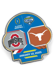 Texas Longhorns Souvenir vs. Ohio State 2025 Cotton Bowl Pin - Blue