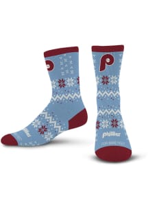 Philadelphia Phillies Cooperstown Team Sweater Mens Crew Socks
