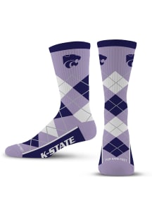 K-State Wildcats Vault Fyre Mens Argyle Socks