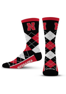 Nebraska Cornhuskers Fyre Mens Argyle Socks