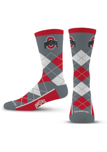 Ohio State Buckeyes Fyre Mens Argyle Socks