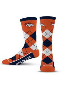 Denver Broncos Fyre Mens Argyle Socks