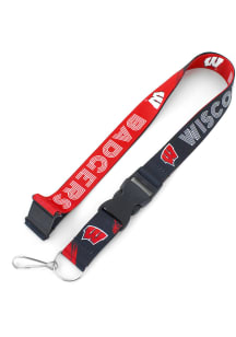 Wisconsin Badgers Crossfade Lanyard - Red