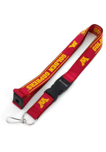 Minnesota Golden Gophers Team Color Design Lanyard - Maroon