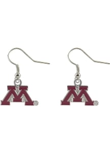 Minnesota Golden Gophers Logo Dangler Womens Earrings