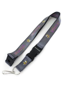 Minnesota Vikings Charcoal Lanyard - Grey