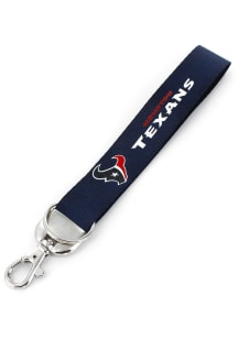 Houston Texans Deluxe Wristlet Keychain - Navy Blue