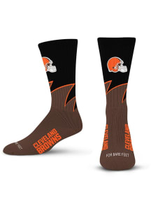 cleveland browns dress socks Cleveland Browns NFL Womens Fan Footy 3 Pack Slipper Socks