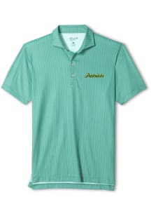 Johnnie O George Mason University Mens Green Crosslink Short Sleeve Fashion Polo