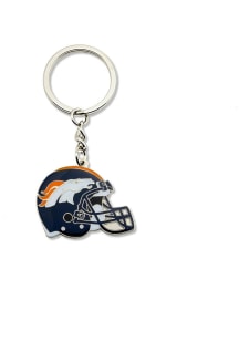 Denver Broncos Helmet Keychain - Orange