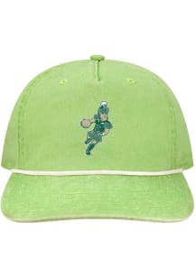 Michigan State Spartans Green Basketball Sparty Skully Mens Snapback Hat