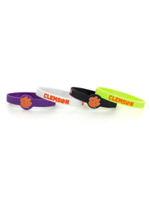 Clemson Tigers 4pk Kids Bracelet
