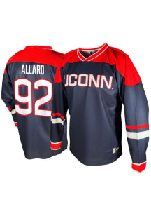 Genuine Collective Ashley Allard UConn Huskies Mens Navy Blue NIL Hockey Jersey