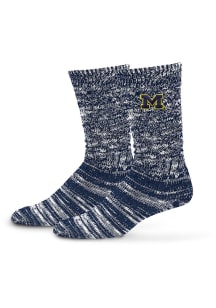 Michigan Wolverines Slouch Slub Quarter Womens Quarter Socks