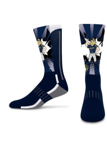Milwaukee Brewers Navy Blue Mascot Ka-Pow Youth Crew Socks