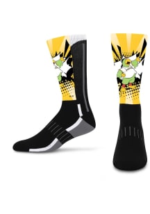 Pittsburgh Pirates Yellow Mascot Ka-Pow Youth Crew Socks
