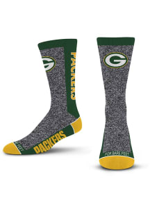 Green Bay Packers Marble MVP Mens Dress Socks