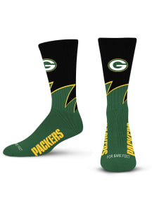 slim fit dress slacks Green Bay Packers Team Stripe Crew Socks FOCO main image 1