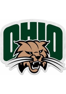 Ohio Bobcats Logo Shaped Pennant - Green