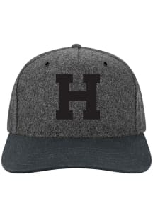 Legacy Harvard Crimson Wool Cut Above Adjustable Hat - Charcoal