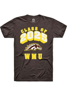Summit Sportswear Western Michigan Broncos Brown Class of 2025 Short Sleeve T Shirt