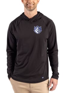 Cutter and Buck Saint Louis Billikens Mens Black Prospect Eco Long Sleeve Hoodie