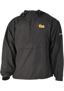 Columbia Pitt Panthers Mens Black Heat Seal Prodigy Long Sleeve Qtr Zip Pullover