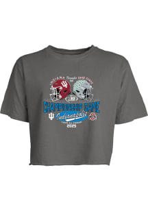 Blue 84 Big Ten Womens Black 2025 Big 10 Football Championships Short Sleeve T-Shirt