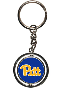 Pitt Panthers Double Sided Spinner Keychain - Blue