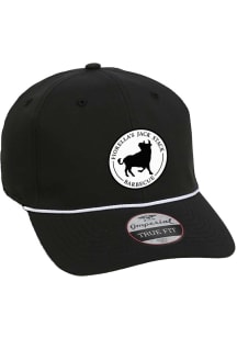 Rally Jack Stack Jack Stack BBQ Rope Adjustable Hat - Black