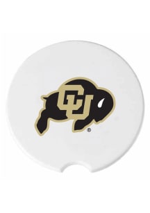 The Memory Company Colorado Buffaloes 2 Pack Cork Car Coaster - Black