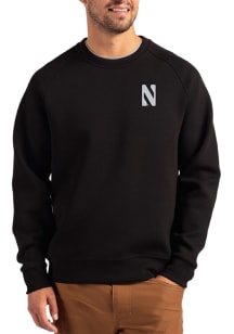 Cutter and Buck Northwestern Wildcats Mens Purple Roam Long Sleeve Crew Sweatshirt