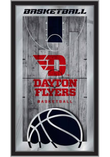 Dayton Flyers Basketball Hanging Back Bar Mirror