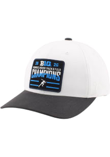 UOR Hat White 2026 Big Ten Womens Indoor Track & Field Tournament Champs Basis ADJ
