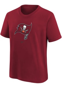 Nike Tampa Bay Buccaneers Youth Red Logo Short Sleeve T-Shirt