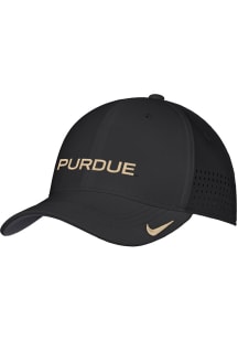 Nike Purdue Boilermakers Mens Black Sideline Aero Flex Hat
